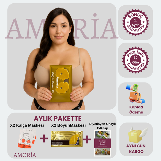 Amoria Gold Brust-Kollagenmaske