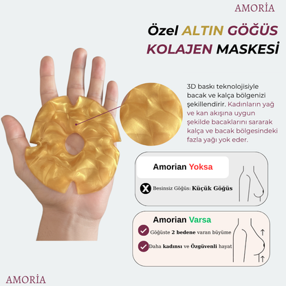 Amoria Gold Brust-Kollagenmaske